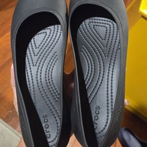 CROCS Women’s Black Slip-On Ballet Flats